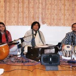 Gurprit in Mehfil with Ustad Shahid Khan